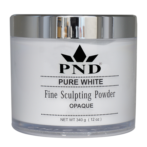 PND Acrylic Powder (Fine Sculpting Powder) - Pure White  12oz