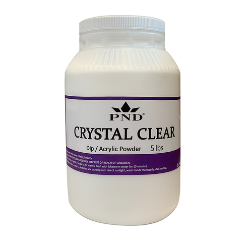 PND Acrylic Powder 5 lb - Crystal Clear
