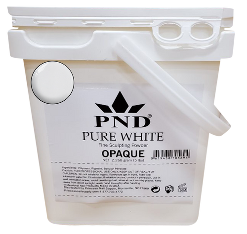 PND Acrylic Powder (Fine Sculpting Powder) 5 lb - Pure White