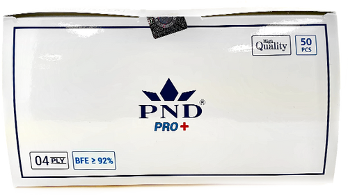 Disposable PND 4 Ply Face Mask Level 2(92%) Pre-Packed 50 boxes/50pc (Net $6.99/box)