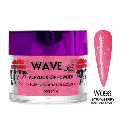 Simplicity Acrylic Dip #P096 Strawberry Banana Swirl