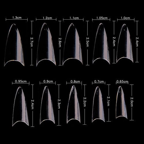 Cre8tion Special Clear Tip #03 Box/500 PCS (15133)