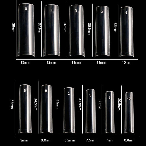 Cre8tion Special Clear Tip #16 Box/550 PCS (15219)