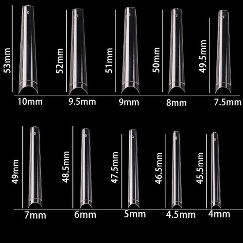 Cre8tion Special Clear Tip #18 Box/600 PCS (15221)