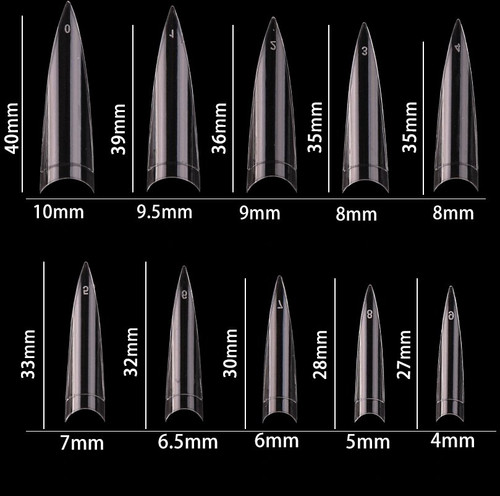 Cre8tion Special Clear Tip #24 Box/600 PCS (15291)