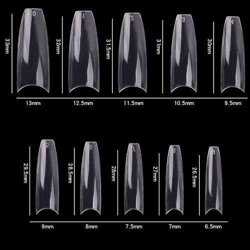 Cre8tion Special Clear Tip #19 Box/600 PCS (15223)