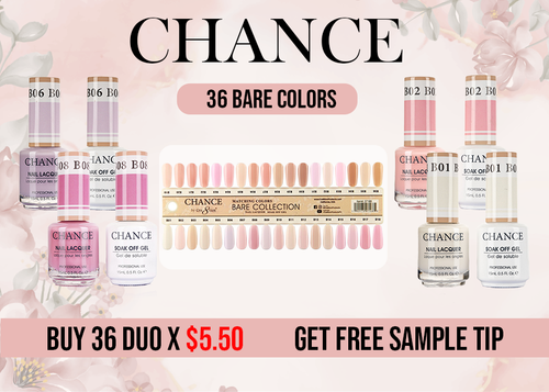 Chance Duo - Bare Collection #B01-#B36 = 35 Colors x $4.40 + 1 Tip