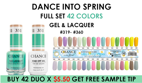 Chance Duo - Dance into Spring #325 - #360 = 34 colors x $4.40 + 1 Tip #10