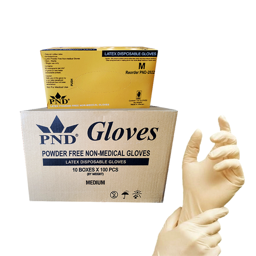 PND Latex Disposable Glove - Medium Size