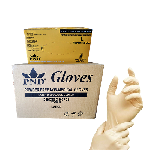 PND Latex Disposable Glove - Large Size