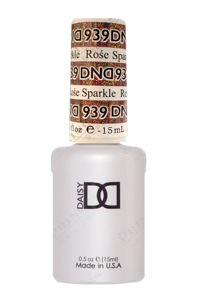 DND Super Platinum Gel #939 Rose Sparkle