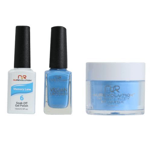 NR Trio:Gel+Lacquer+Dip|Acrylic - #MS006 Memory Lane