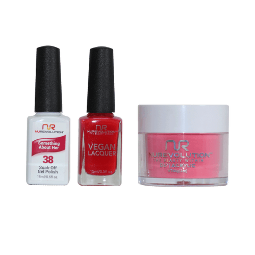 NR Trio:Gel+Lacquer+Dip|Acrylic - #MS038 Something About Her