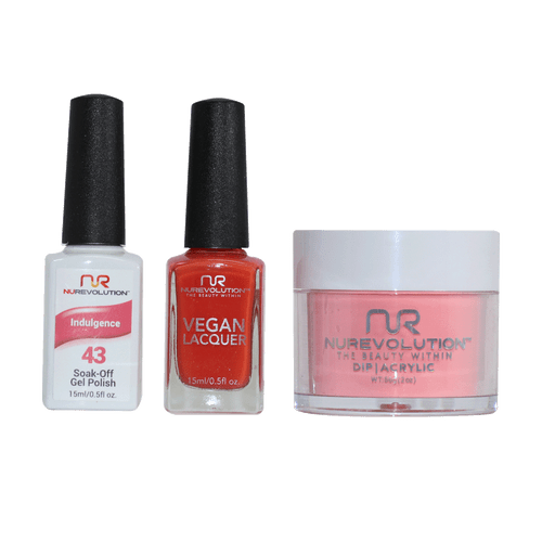 NR Trio:Gel+Lacquer+Dip|Acrylic - #MS043 Indulgence