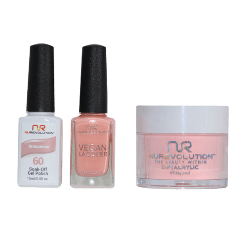 NR Trio:Gel+Lacquer+Dip|Acrylic - #MS060 Innocence