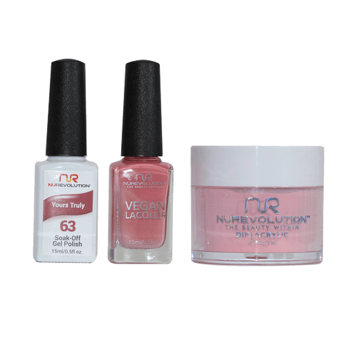 NR Trio:Gel+Lacquer+Dip|Acrylic - #MS063 Yours Truly