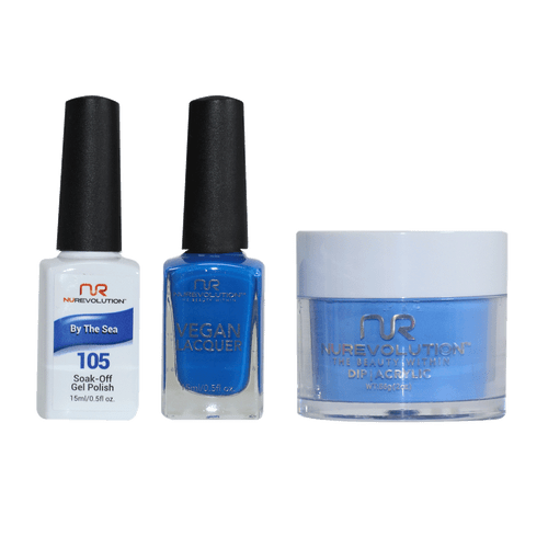 NR Trio:Gel+Lacquer+Dip|Acrylic - #MS105 By the Sea