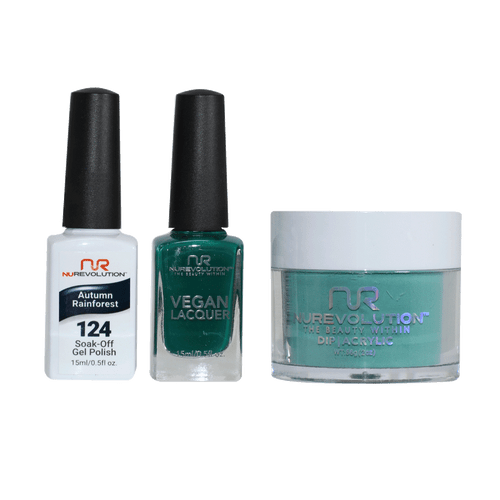 NR Trio:Gel+Lacquer+Dip|Acrylic - #MS124 Autumn Rainforest