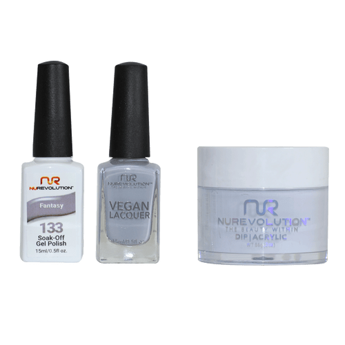 NR Trio:Gel+Lacquer+Dip|Acrylic - #MS133 Fantasy