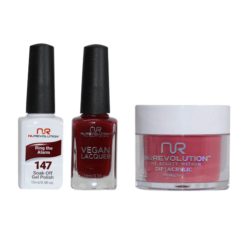 NR Trio:Gel+Lacquer+Dip|Acrylic - #MS147 Ring the Alarm