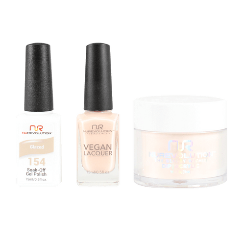 NR Trio:Gel+Lacquer+Dip|Acrylic - #MS154 Glazed