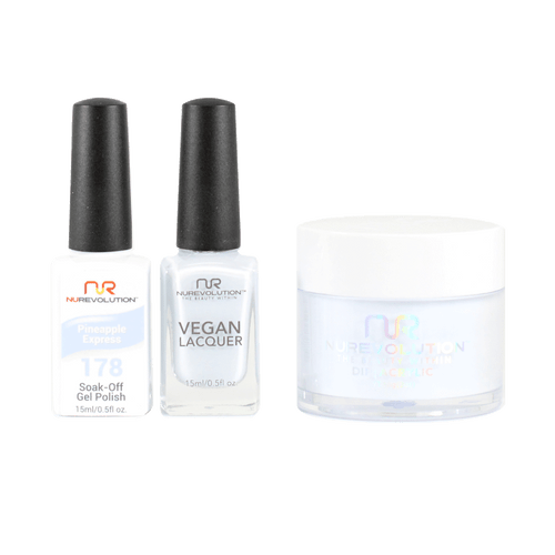 NR Trio:Gel+Lacquer+Dip|Acrylic - #MS178 Pinapple Express