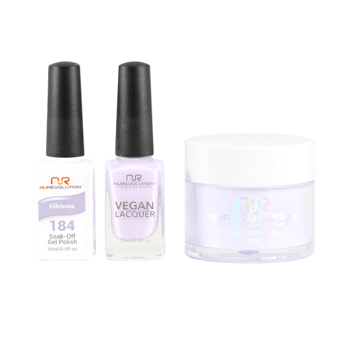 NR Trio:Gel+Lacquer+Dip|Acrylic - #MS184 Hibiscus