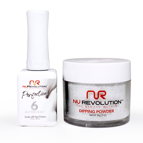 NR Perfection Set: Gel + Dip|Acrylic -#PFS006 Glitter Feast