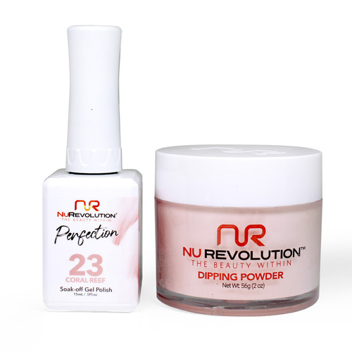 NR Perfection Set: Gel + Dip|Acrylic -#PFS023 Coral Reef