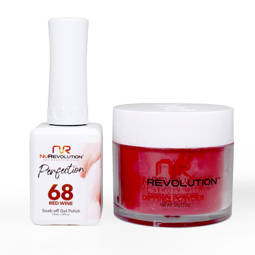NR Perfection Set: Gel + Dip|Acrylic -#PFS068 Red Wine