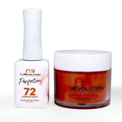 NR Perfection Set: Gel + Dip|Acrylic -#PFS072 Copper Dust