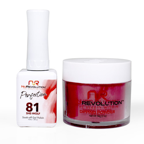 NR Perfection Set: Gel + Dip|Acrylic -#PFS081 She-Wolf