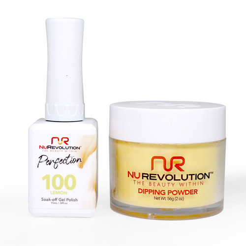 NR Perfection Set: Gel + Dip|Acrylic -#PFS100 Lemon