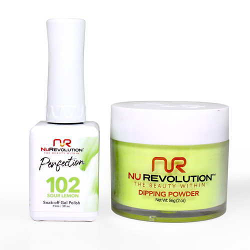 NR Perfection Set: Gel + Dip|Acrylic -#PFS102 Sour Lemon