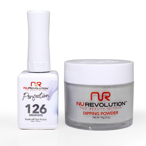 NR Perfection Set: Gel + Dip|Acrylic -#PFS126 Graphite