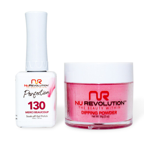 NR Perfection Set: Gel + Dip|Acrylic -#PFS130 Merci Beaucoup