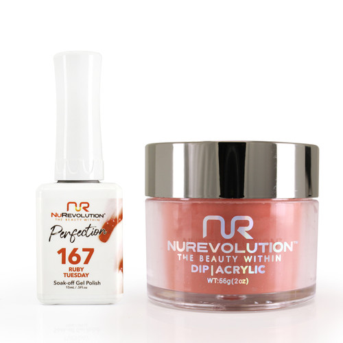 NR Perfection Set: Gel + Dip|Acrylic -#PFS167 Ruby Tuesday