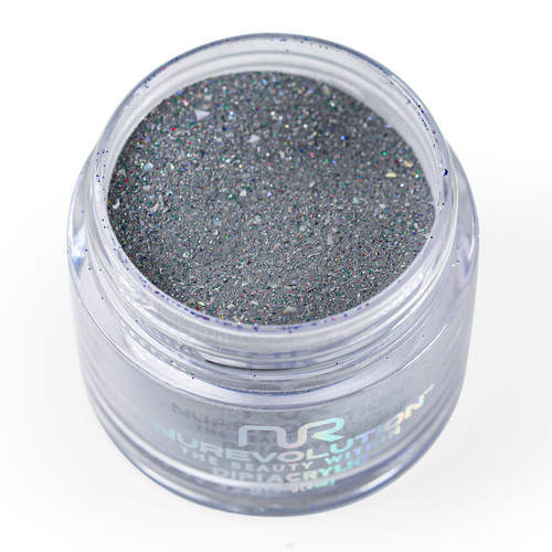NR Glitz Glitter - #GL208 Gunsmoke