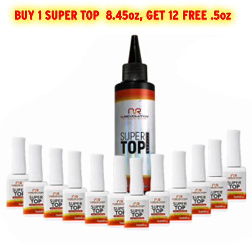 NR Buy 1 Super Top Refill 8.45oz GET 12 Free .5oz
