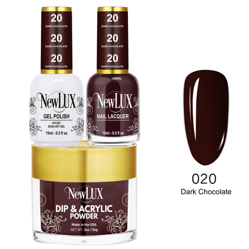 NewLux Combo - #28 Hot Chocolate | Princess Nail Supply