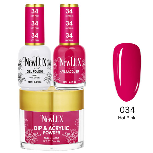 NewLux Combo - #034 Hot Pink