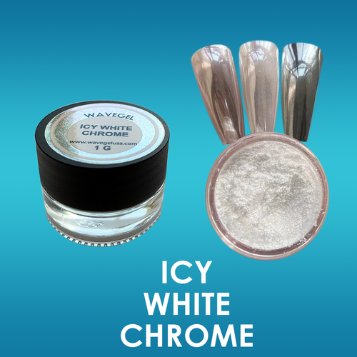 WaveGel Chrome Powder 1g - ICY White
