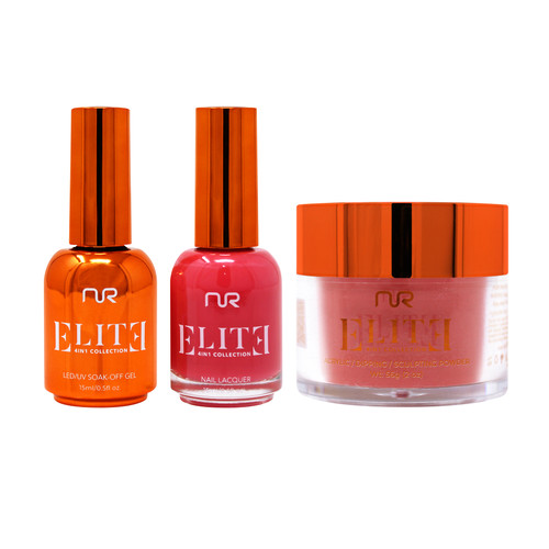 NR Elite 4in1:Gel+Lacquer+Dip|Acrylic -  #EMS08 Rosy Rouge