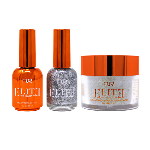 NR Elite 4in1:Gel+Lacquer+Dip|Acrylic -  #EMS72 Platinum Pop