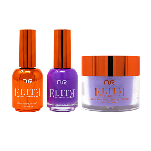NR Elite 4in1:Gel+Lacquer+Dip|Acrylic -  #EMS86 Violet Vixen