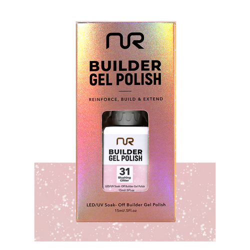 NR Builder Gel .5oz - #31 Blushing Glitter