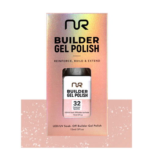 NR Builder Gel .5oz - #32 Caramel Sparkle