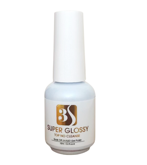 3S Soak-Off  UV/LED Gel .5oz - Super Glossy (Top No Cleanse)