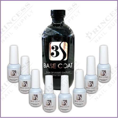 3S Soak-Off Gel - 1 Base 8oz  Get 8 Free .5oz