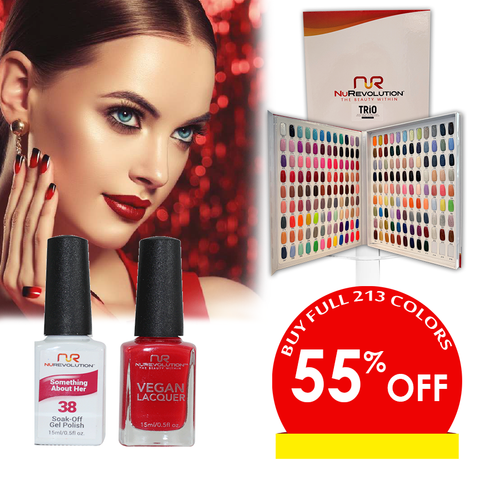 NR Duo #1 - #213= 209 colors x $2.9. Free 1 Booklet